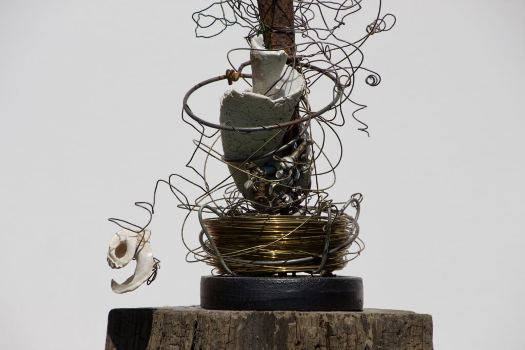 Rainer Leitz Artwork A.06 "Klotho - Die Erste der Drei Moiras", Detail Foto