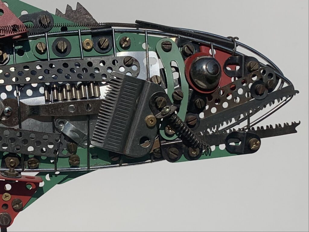 Rainer Leitz Artwork A.24 "Eisen-Fisch" Detail Foto