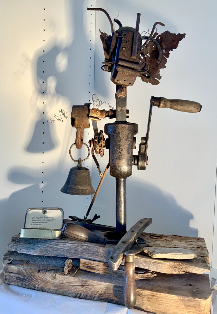 Rainer Leitz Artwork M.01 "Wem die Stunde schlägt" Foto Gesamt