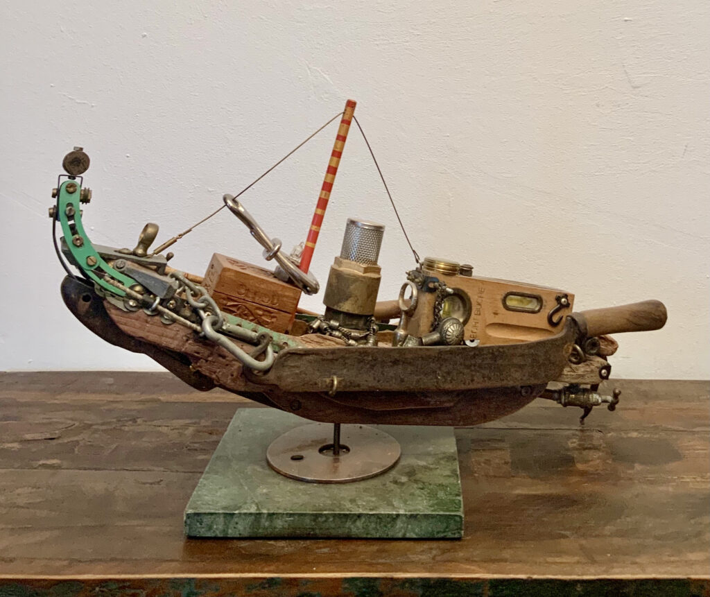Rainer Leitz Artwork A.16 "Sindbads Überlebens-Schiff"