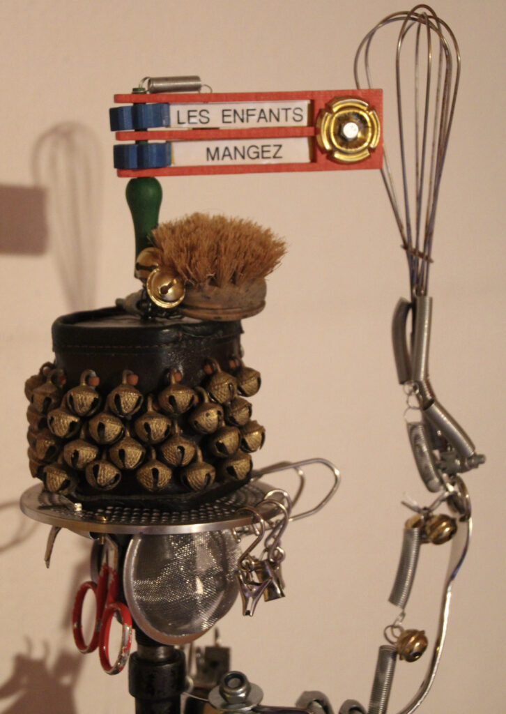 Rainer Leitz Artwork M.07 "Les Enfants, Mangez!" Moving Object, Detail Foto