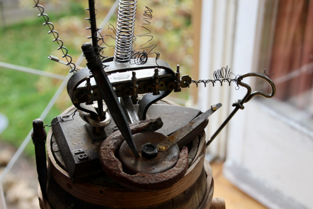 Rainer Leitz Artwork A.08"Der Schreckenberger" Sound Object, Detail