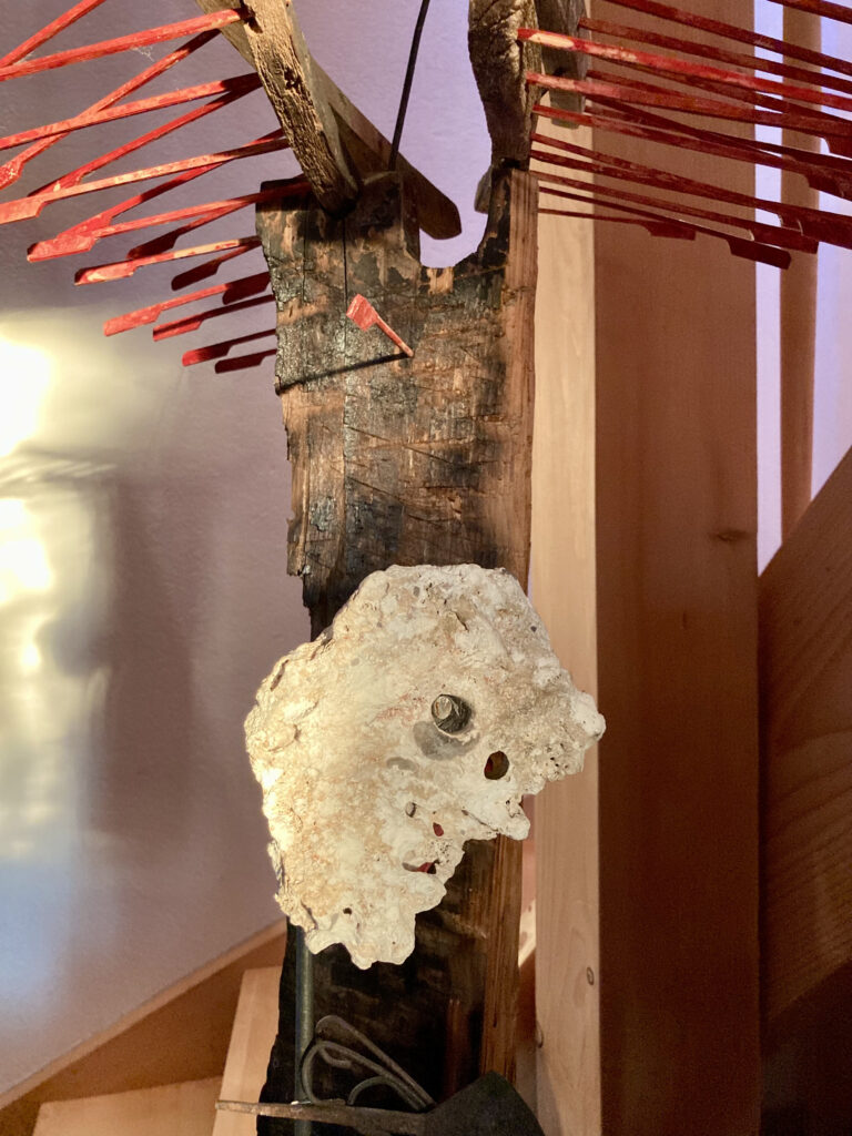Rainer Leitz Artwork A.18 "Lepanto Galeere" Standing Installation, Detail Foto