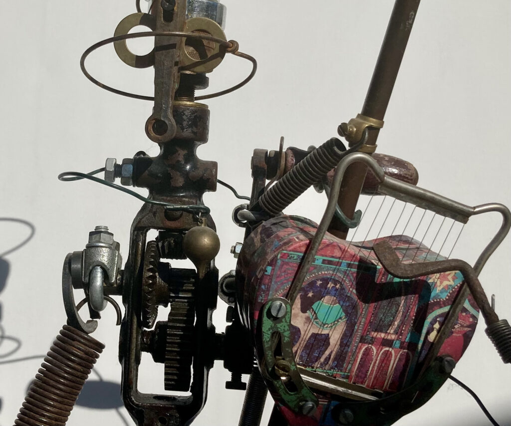 Rainer Leitz Artwork M.05 "König David" Moving Object, Detail Foto