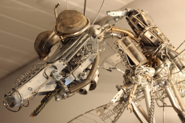 Rainer Leitz Artwork L.03 "Stirb und Werde" Light Object, Detail Foto