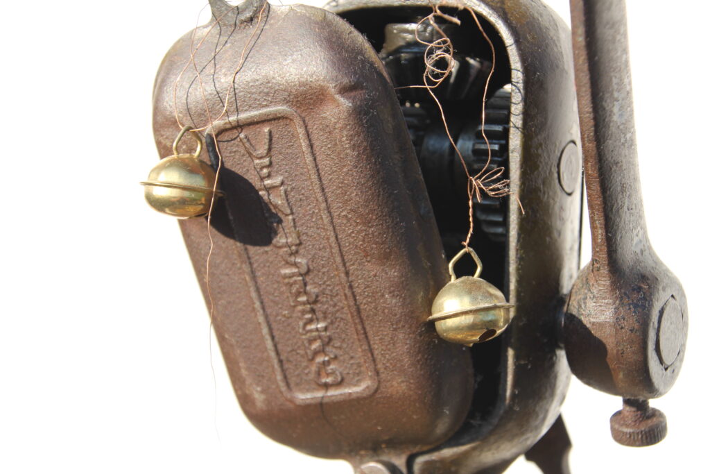 Rainer Leitz Artwork M.02 "Der Thannhäuser" Metall Figure, Detail Foto
