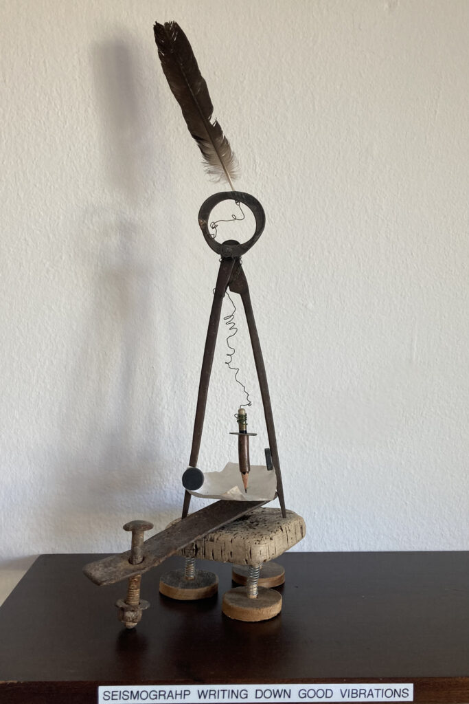Rainer Leitz Artwork M.10 "Seismograph Good Vibrations" Moving Installation