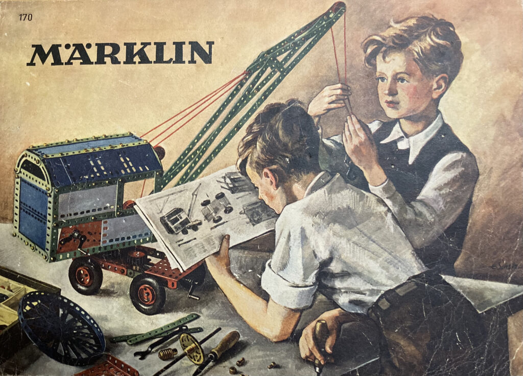 Rainer Leitz Artwork W.01 "New York Märklin" Detail Foto Original old Märklin Katalogue to show Material used in Artwork