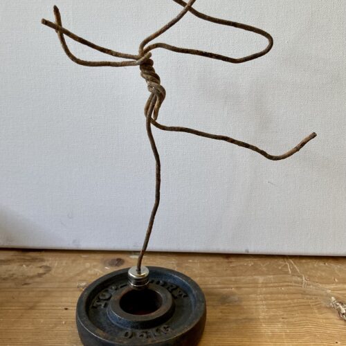 Rainer Leitz Artwork "Tanzen ohne Kopf" Readymade Art Object